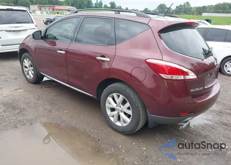 2012 Nissan Murano Sl из США, поврежденный, VIN JN8AZ1MW1CW213141